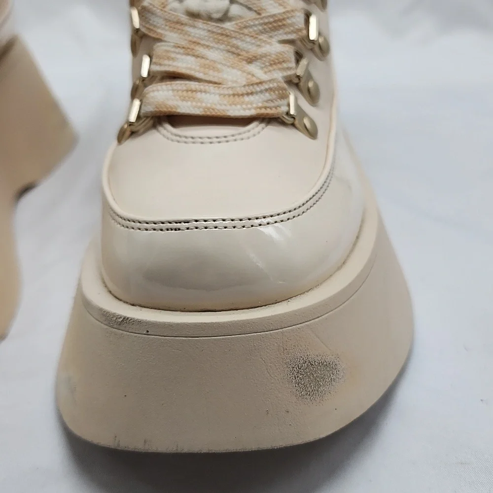 CIRCUS NY●BY SAM EDELMAN●LADIES 6.5●GAIL●DISTRESSED● LACE-UP HIKING BOOTS●NWOB● - Picture 3 of 16